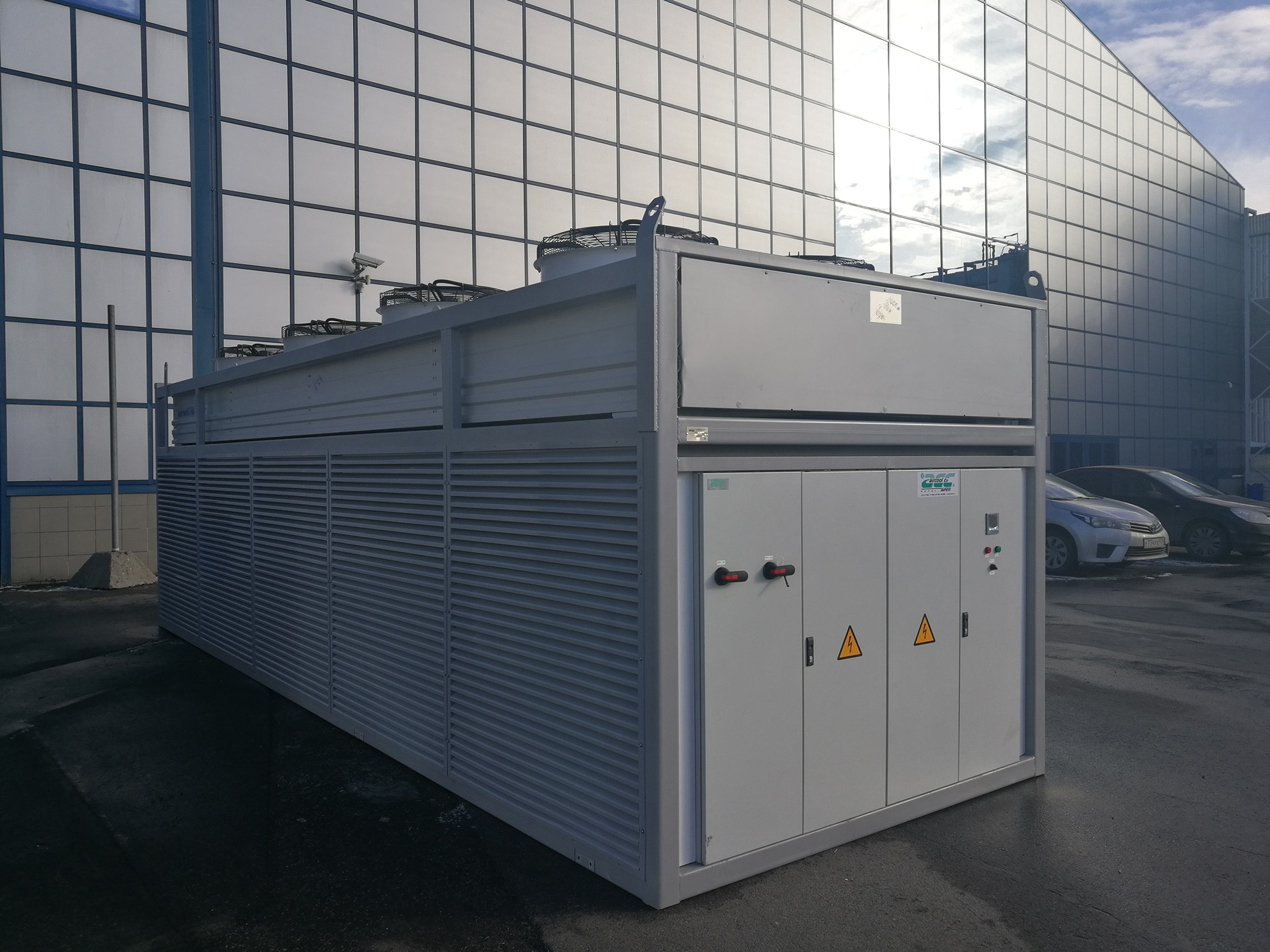 Эйркул - агрегатированная холодильная система для ледового поля